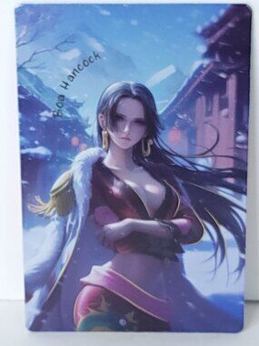Boa Snowy Day Realistic  Waifu Card Anime Girl Wall Art Oversized Board A5